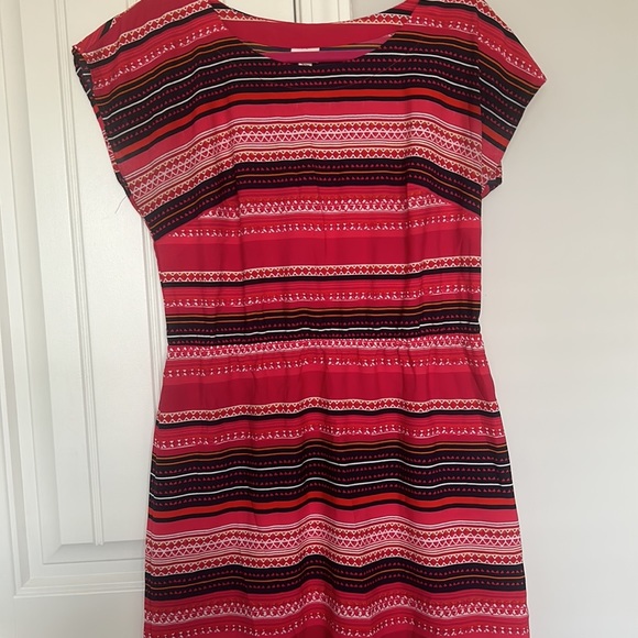 Multicolored Dress with elastic waist N - Picture 3 of 4